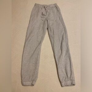 Joah Brown The Lace Up Jogger, Classic Grey French Terry.
